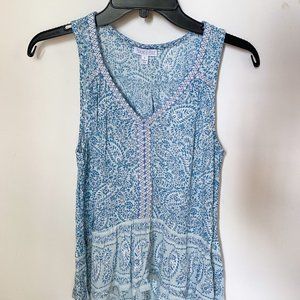 Boho Blue Tank Top